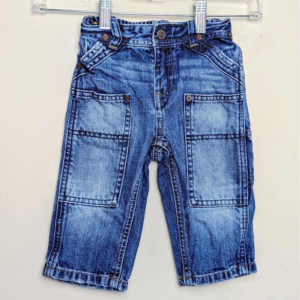 Vintage Polo Jeans Co Ralph Lauren Carpenter Double Knee Y2K Baby 12 Months